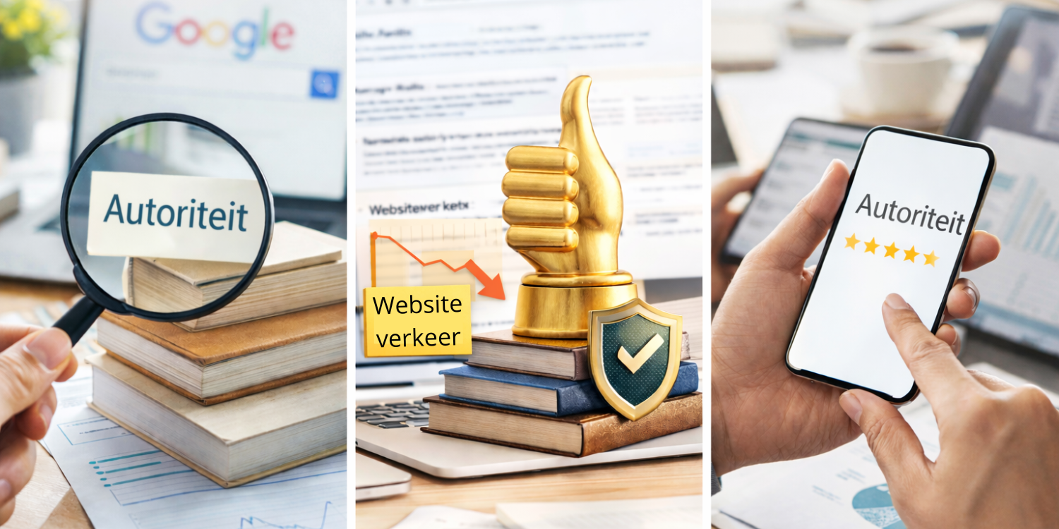 Visuele weergave van autoriteit als bepalende factor voor online zichtbaarheid, terwijl websiteverkeer minder leidend wordt in een AI-gedreven zoekomgeving